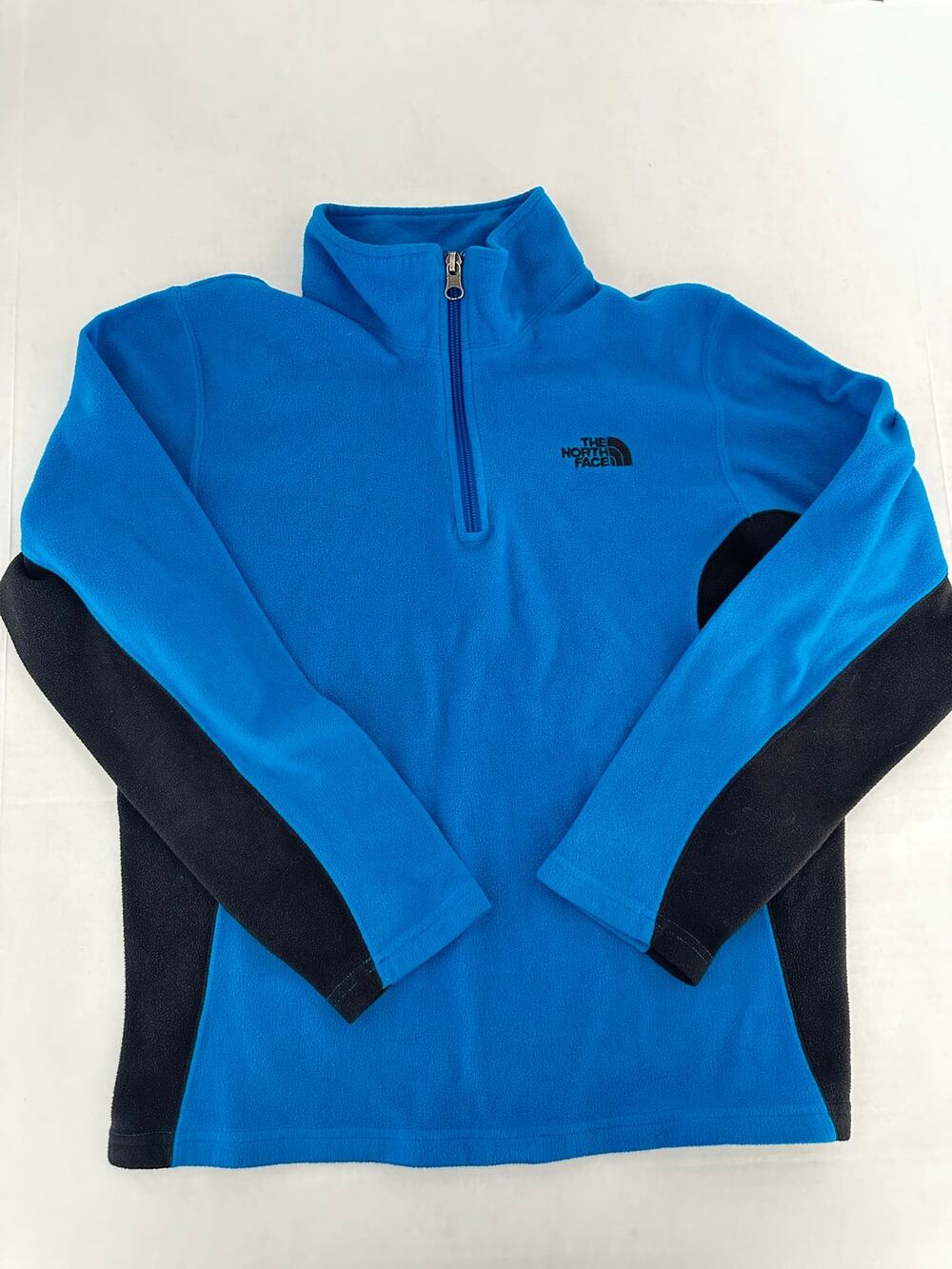 The North Face Boys Glacier 1/4 Zip Fleece Pullover Jacket Size L (14/16)